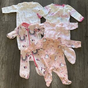 Baby Clothes sleepwear bundle 0-3 months